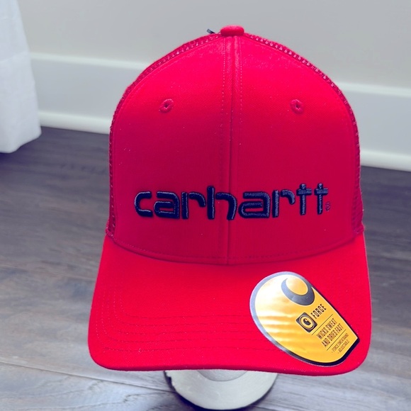 Carhartt Force Sweatband,dries fast,canvas/mesh,snap back,embroidered logo cap - Picture 1 of 8